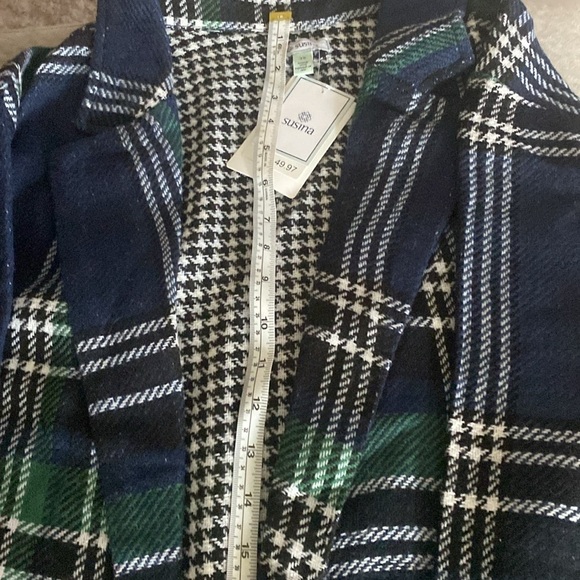 SUSINA Plaid Coat - Picture 10 of 16
